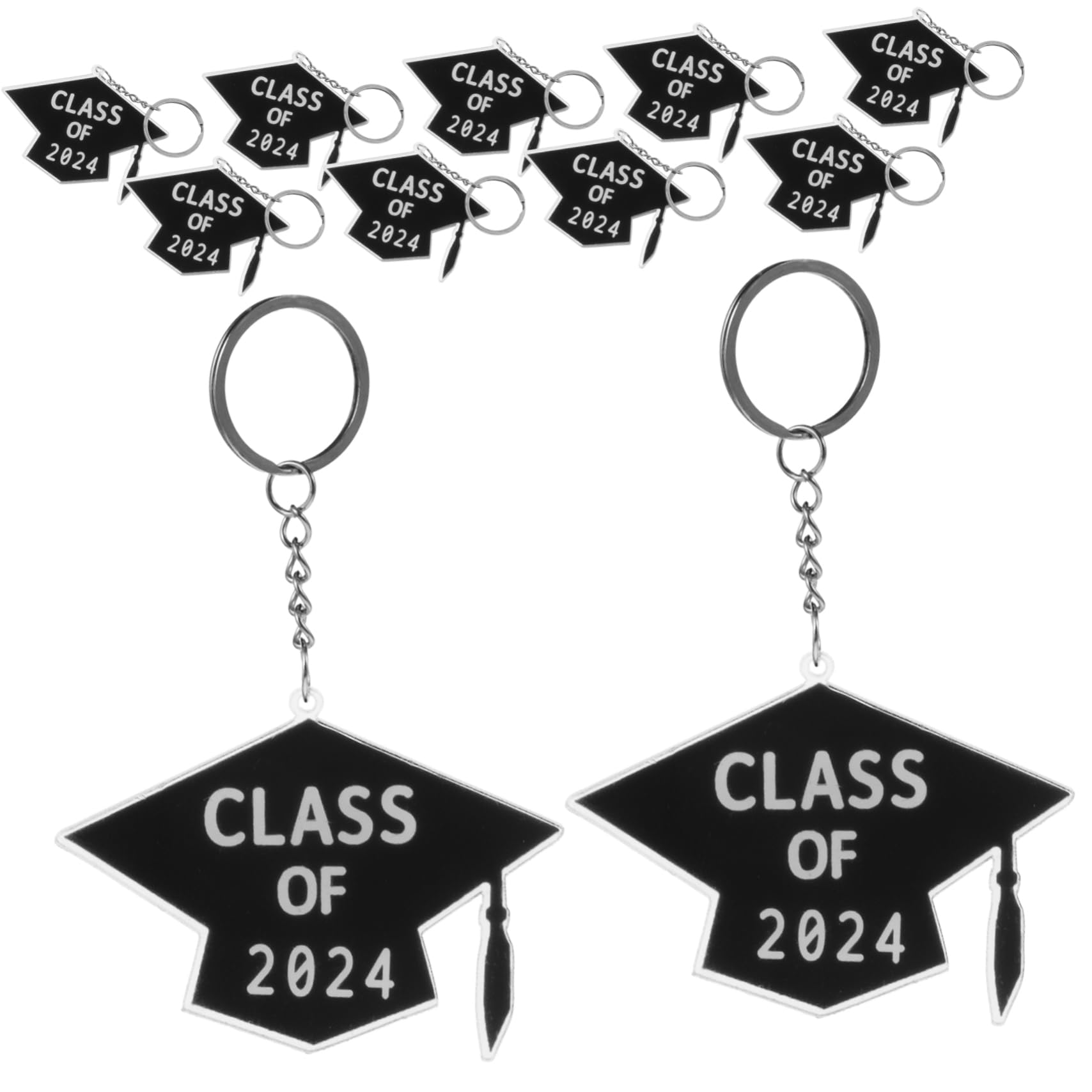 33piezas Llavero De Graduación De Diseño Creativo y Práctico Para Fiestas De Graduación Accesorios Para Estudiantes Memorables y Decoración De Llaves