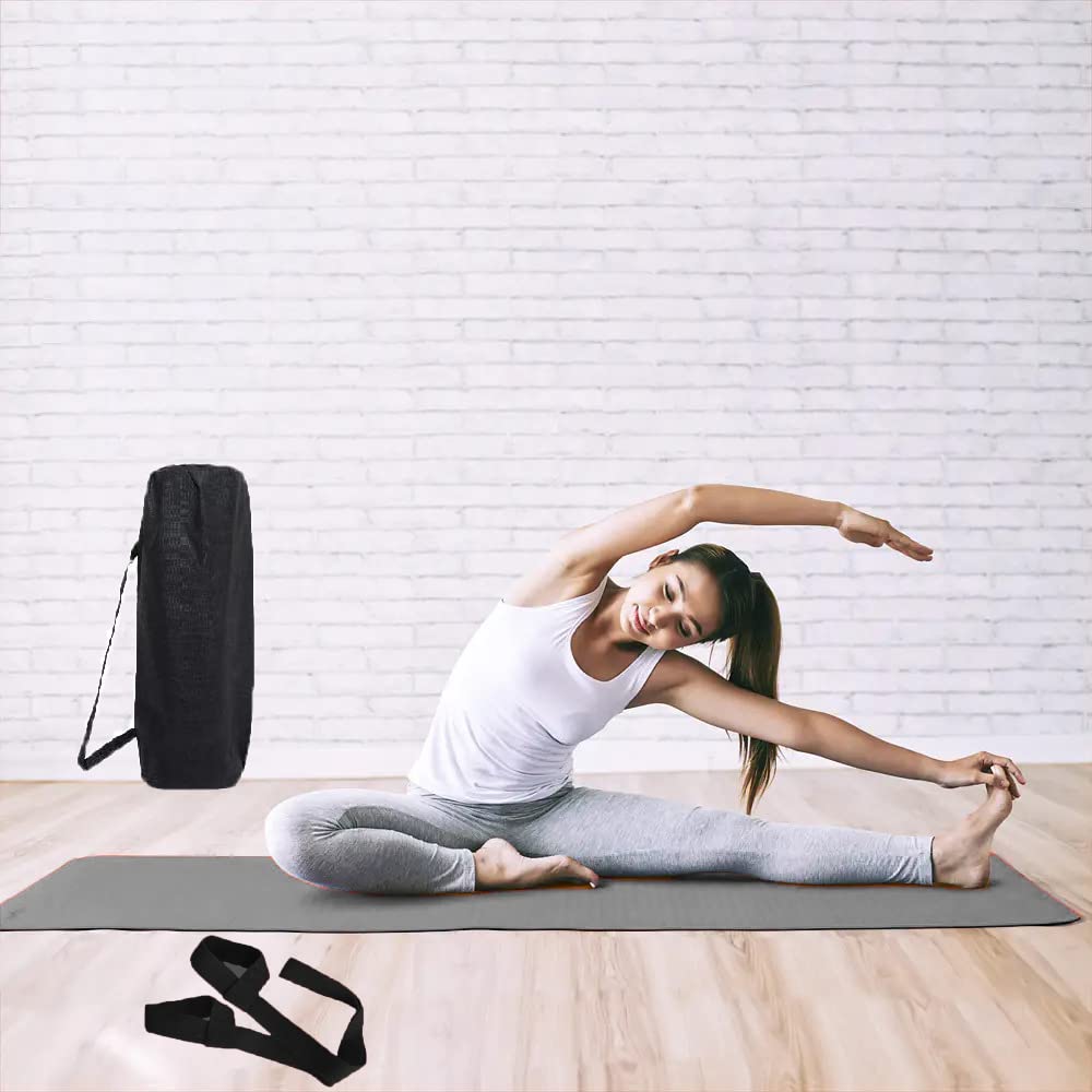 Spokofit 4mm Yoga Mat with Carrying Bag & Strap for Gym Workout and Yoga Exercise with Thickness, Anti-Slip Yoga Mat for Men & Women Fitness (4 MM, GREY) (B0D11YH1CY) Amazon Price History, Amazon Price Tracker