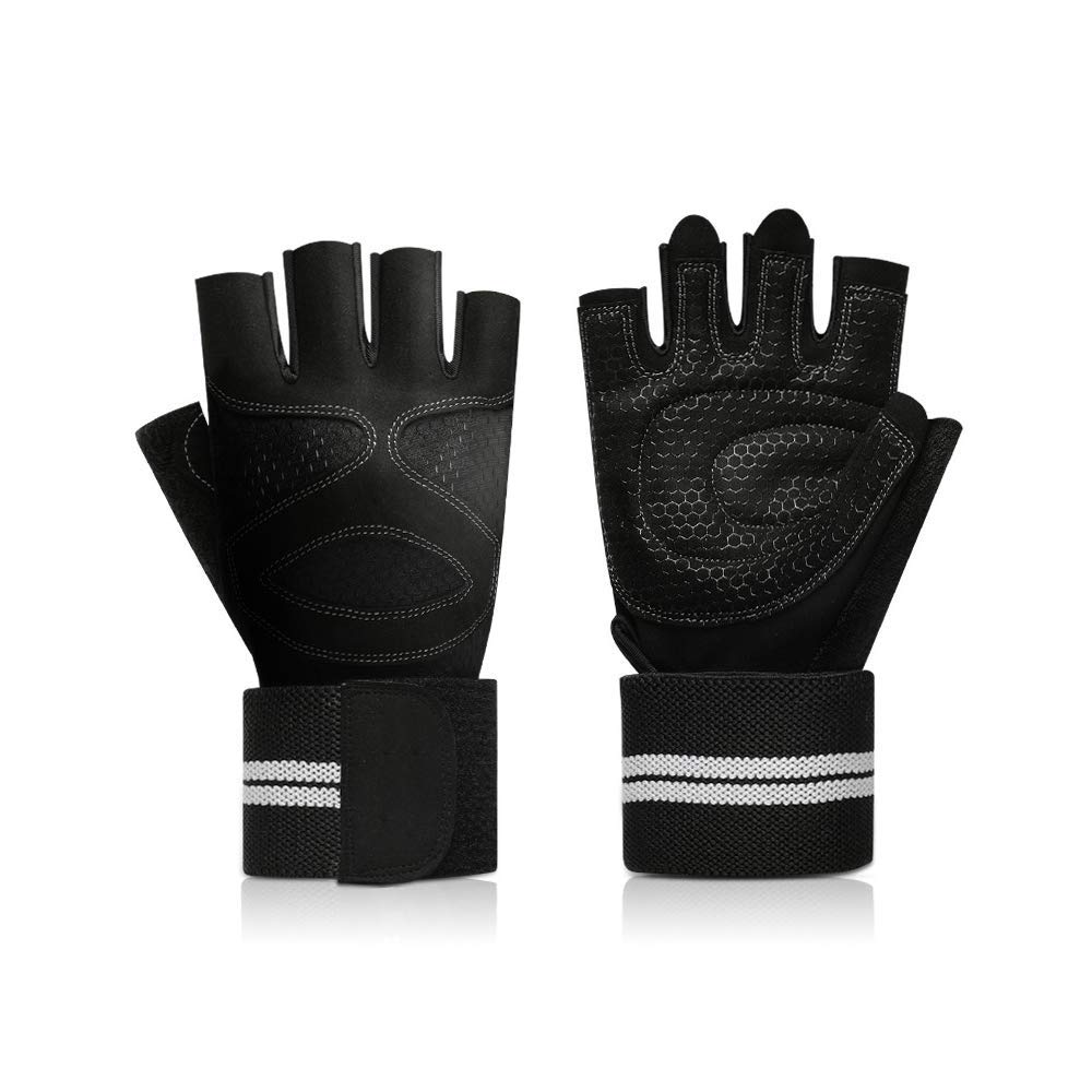 serveuttam Weightlifting Gloves - 19 inch Wrist Wrap Support for Workout, WOD, Weightlifting, Gym Workout & Powerlifting - Silicone Padding, No Calluses - Best for Men & Women Who Love Weight Lifting-image-18
