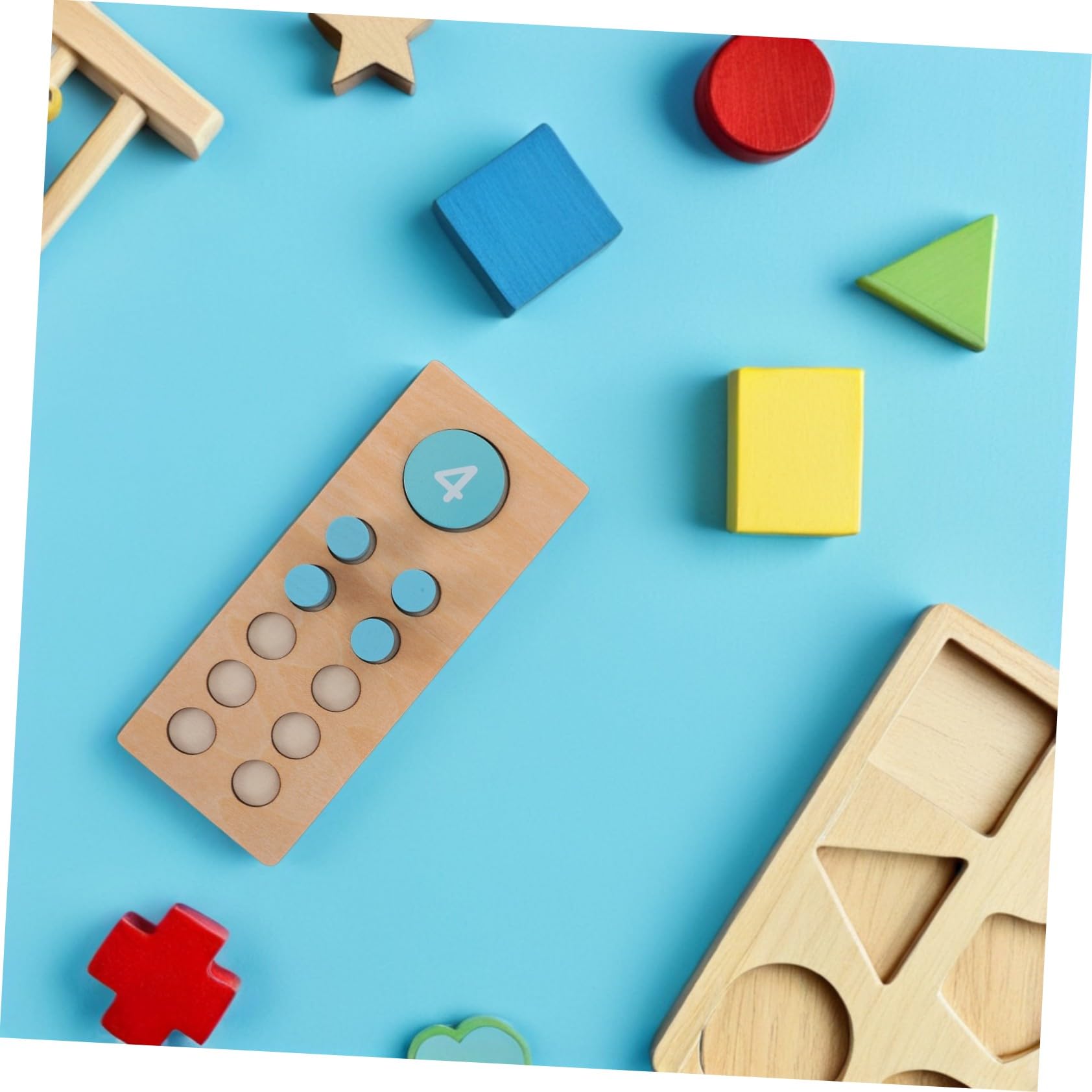 ORFOFE Abaco Matematico per Bambini in Legno, Calcolatrice Didattica