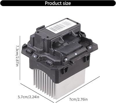 HEMLBOYW Blower Motor Resistor 207 108 208 2008 308 508 Replacement 6441AA T1000035N 6441Z9 77012098501 6411-9286-870 7701209850
