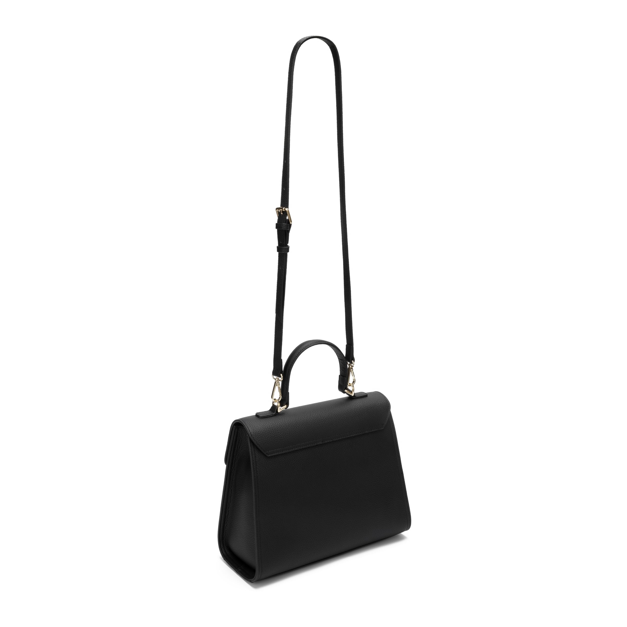 Carlheim, Gotland Genuine Leather collection, Estelle Genuine Leather Handbag (Black)