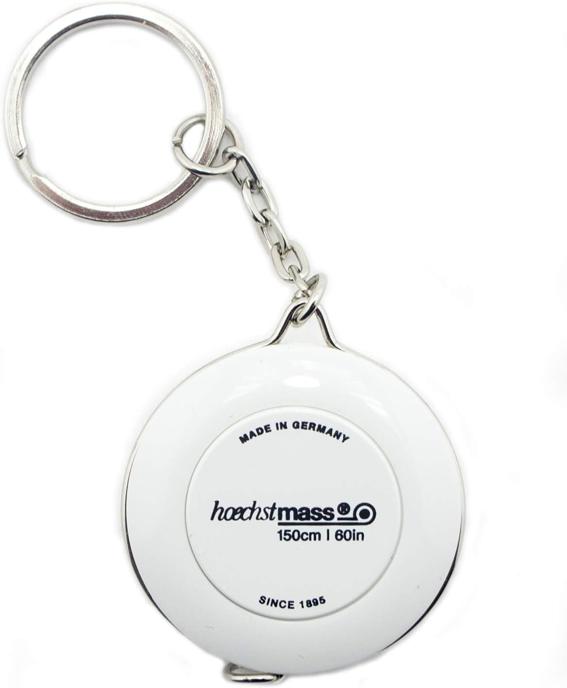Fun Portable Hoechstmass Roller Tape Measures White with Key Ring! 150cm 60in