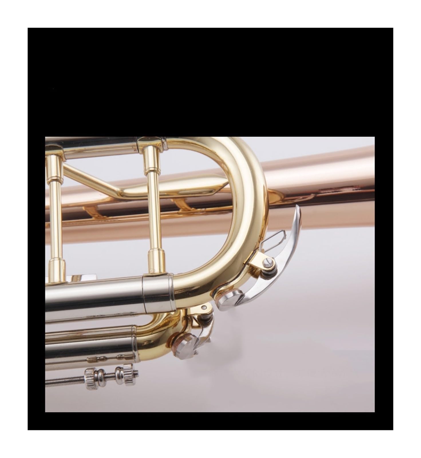 trąbka instrument Dwukolumnowy instrument trąbkowy z brązu fosforowego w tonacji B dla początkujących którzy chcą grać na profesjonalnych instrumentach dętych