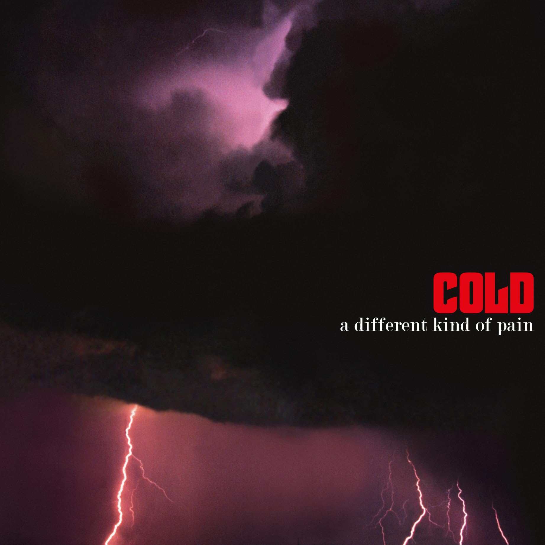 Cold A Different Kind Of Pain limited Silver numbered LP Album vinyl record 180g
