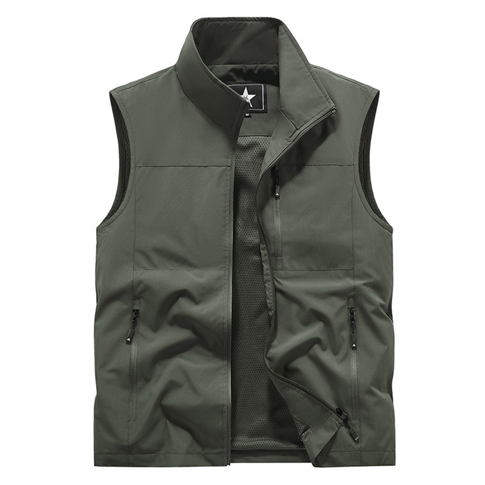 Gilet da pesca Gilet Sottili Da Uomo Estivi In ​​maglia Esterno