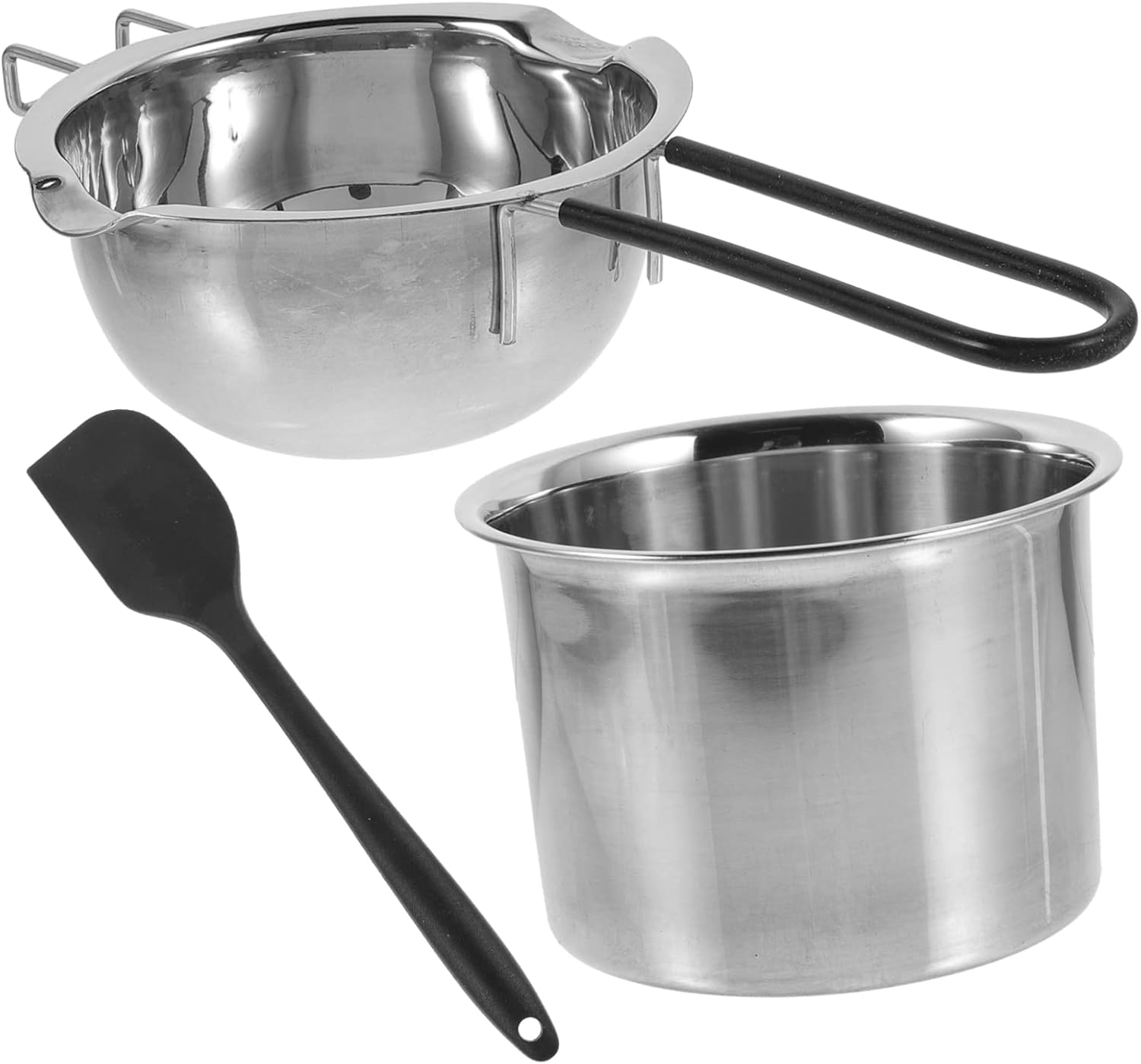 Zerodeko Stainless Steel Chocolate Butter Melting Pot Double Boiler for Cheese Butter Candy Cooking Random Color