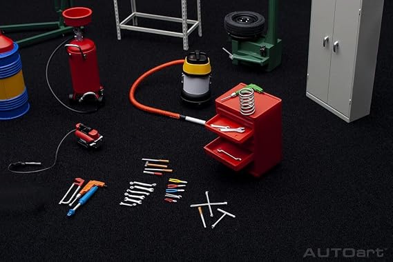 Garage Kit Set (Version 2) for 1/18 Scale Models by Autoart