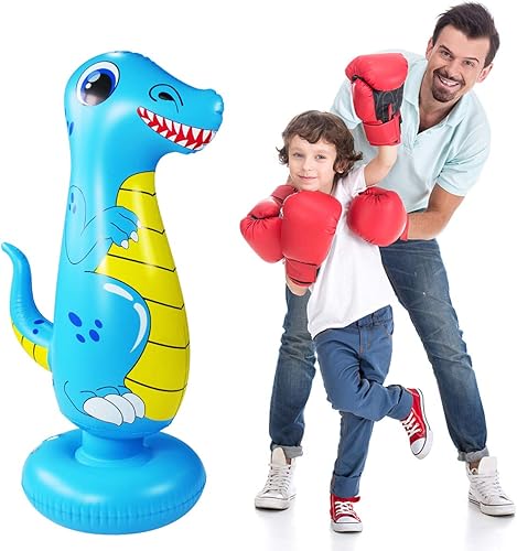 Miniatura 7 de Saco de boxeo para niños, bolsa de boxeo independiente para rebotar hacia atrás y enfocarse, saco de boxeo para practicar karate, taekwondo, bolsa
