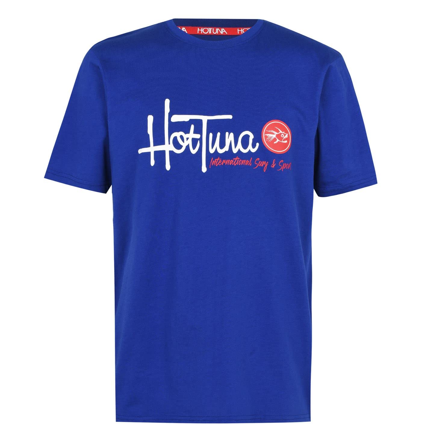 Hot Tuna Mens Crew T Shirt RYL Blue Logo XXXL