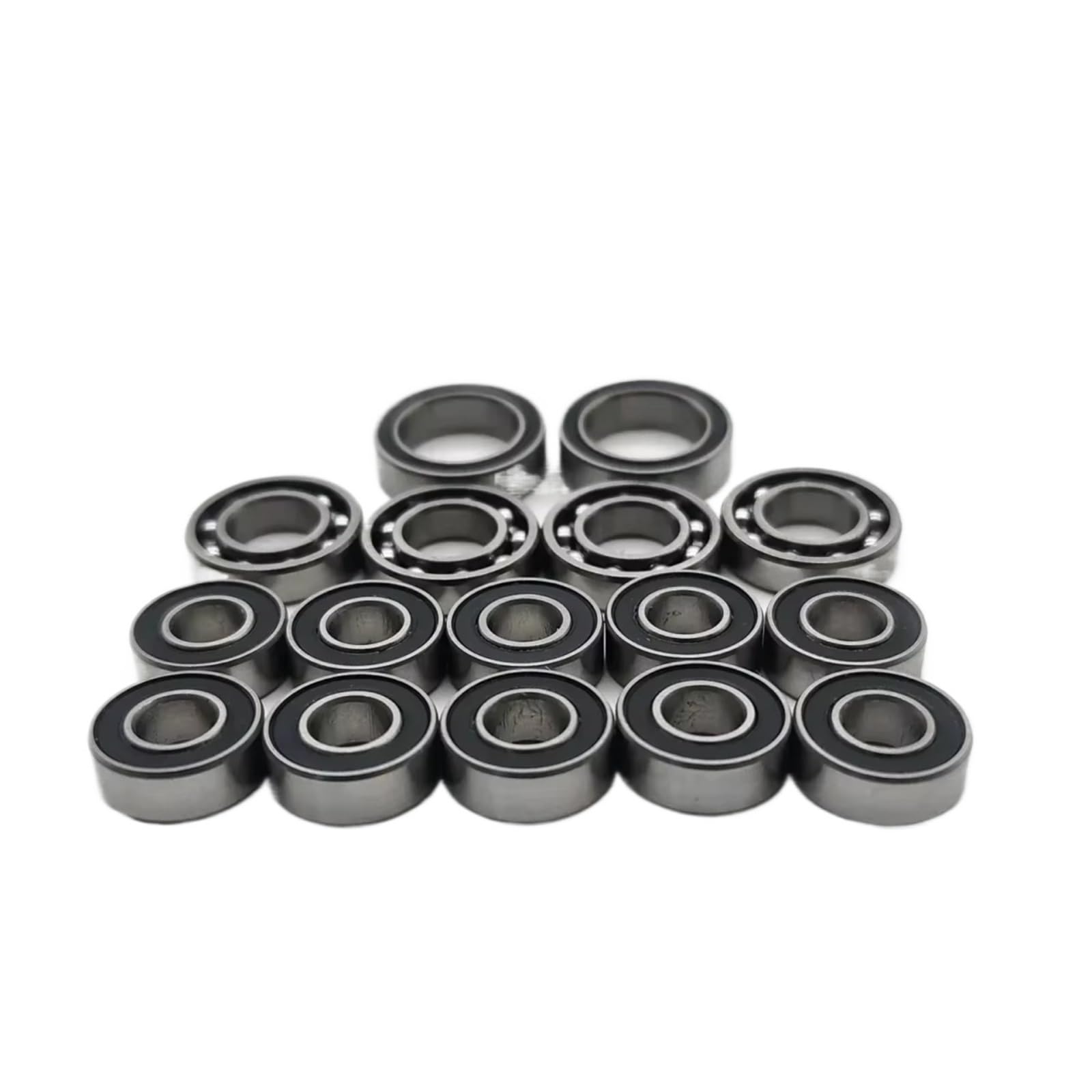 RC Lagerteile Für Axial Für SCX10 III AR45 1/10 16 Teiliges Kugellager Kit Vorne Hinten Schwarz Gummiversiegelt RC Auto Gerade Achse Vorne Hinten Für Chassis