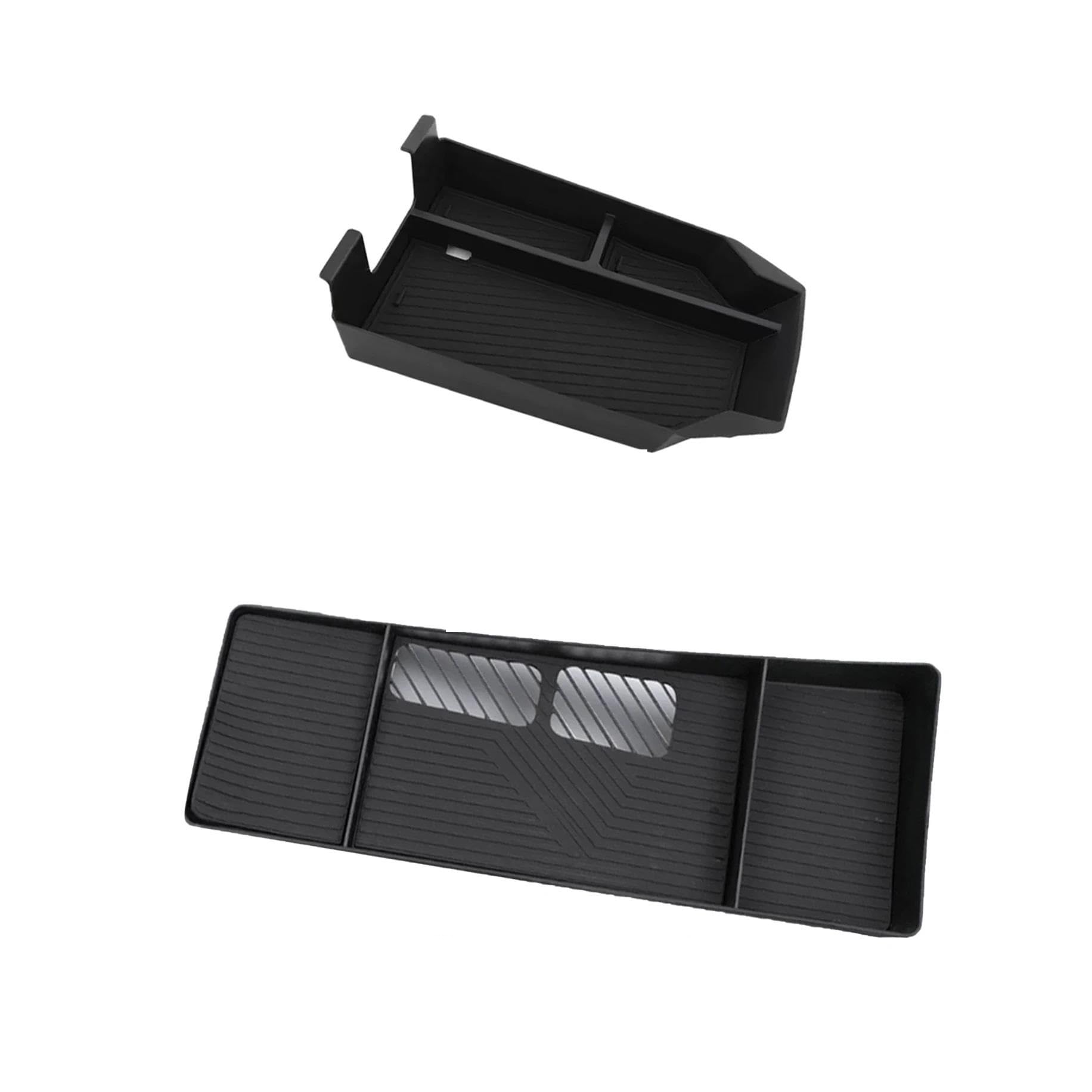 Armrest Organiser Tray For BMW For X3 G45 2025-2026 Accessories Flannel ABS Storage Box Behind The Screen Car Armrest HIMIUSIKTC(ABS and Screen)