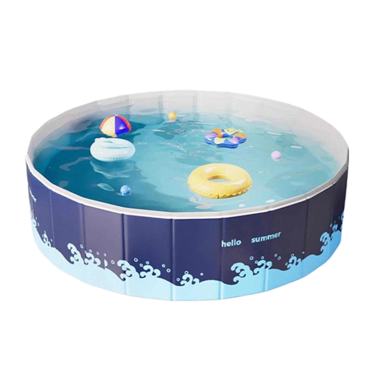 Piscina Per Bambini,Vasca Da Bagno Pieghevole Esterna | Capacità Gonfiabile per Attività Acquatiche Giardino Cortile Interno