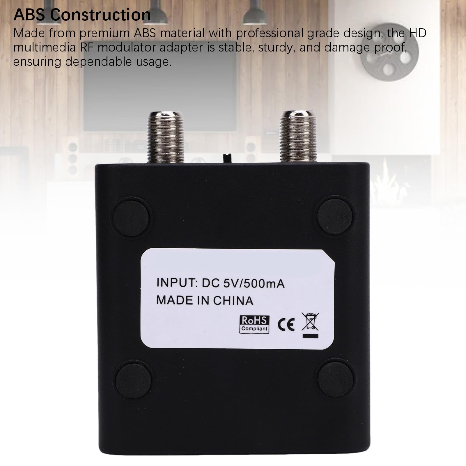 Bewinner HDM61 HDMI to RF Coaxial Modulateur Convertisseur, Pal NTSC Format, 1080p, CH3 CH4 VHF, Plug Play, RF Modulateur pour TV, Console de Jeu, PC, DVD, CCTV, DVR