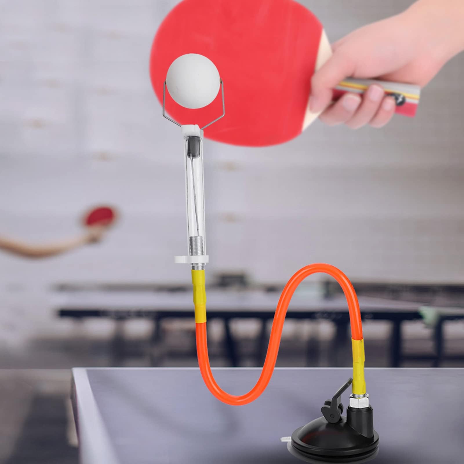 Allenatore Ping Pong Portatile - Trainer Con Base Regolabile - Foto 7