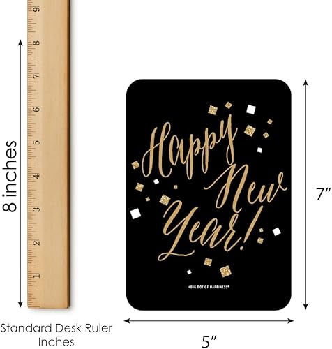 Miniatura 9 de Big Dot of Happiness Rose Gold Happy New Year - Juego de cartas y marcadores de bingo (18 unidades)