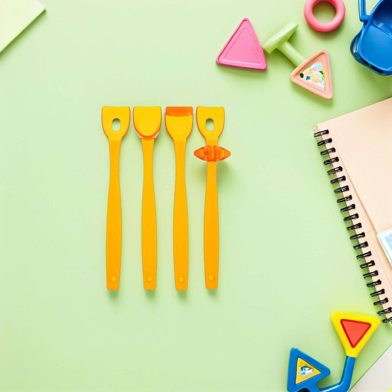 Healeved Ensemble D'orthophonie 8pcs pour Garçon et Filles, Outil D'entraînement la Parole en Pp Léger, Stimulateur Oral Scientifique pour Cabinets et Usage à Domicile