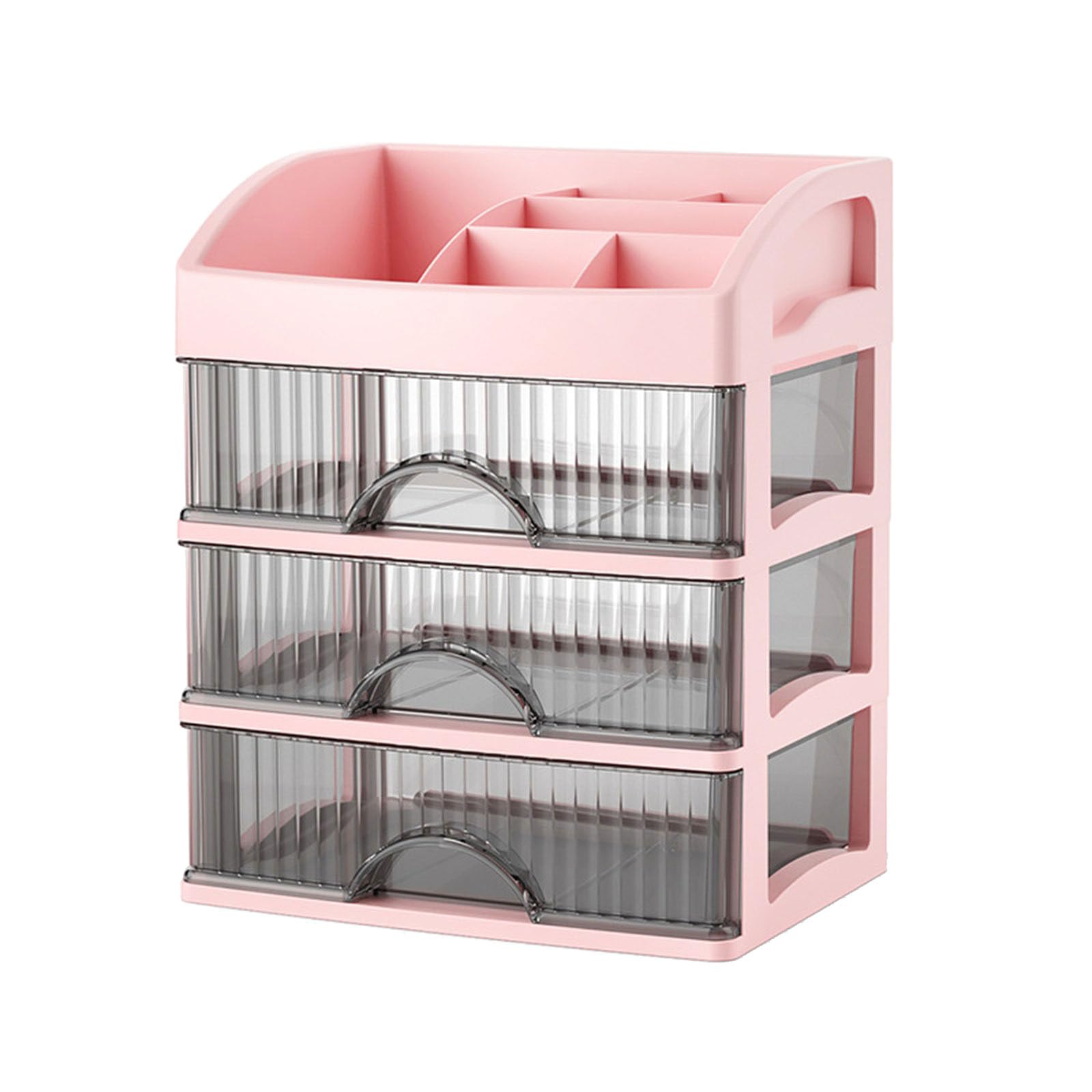 Tsophreniq Multipurpose Desktop Storage Case with Smooth Sliding Drawers for Supplies and Documents Storage Household Use Multilayer Box