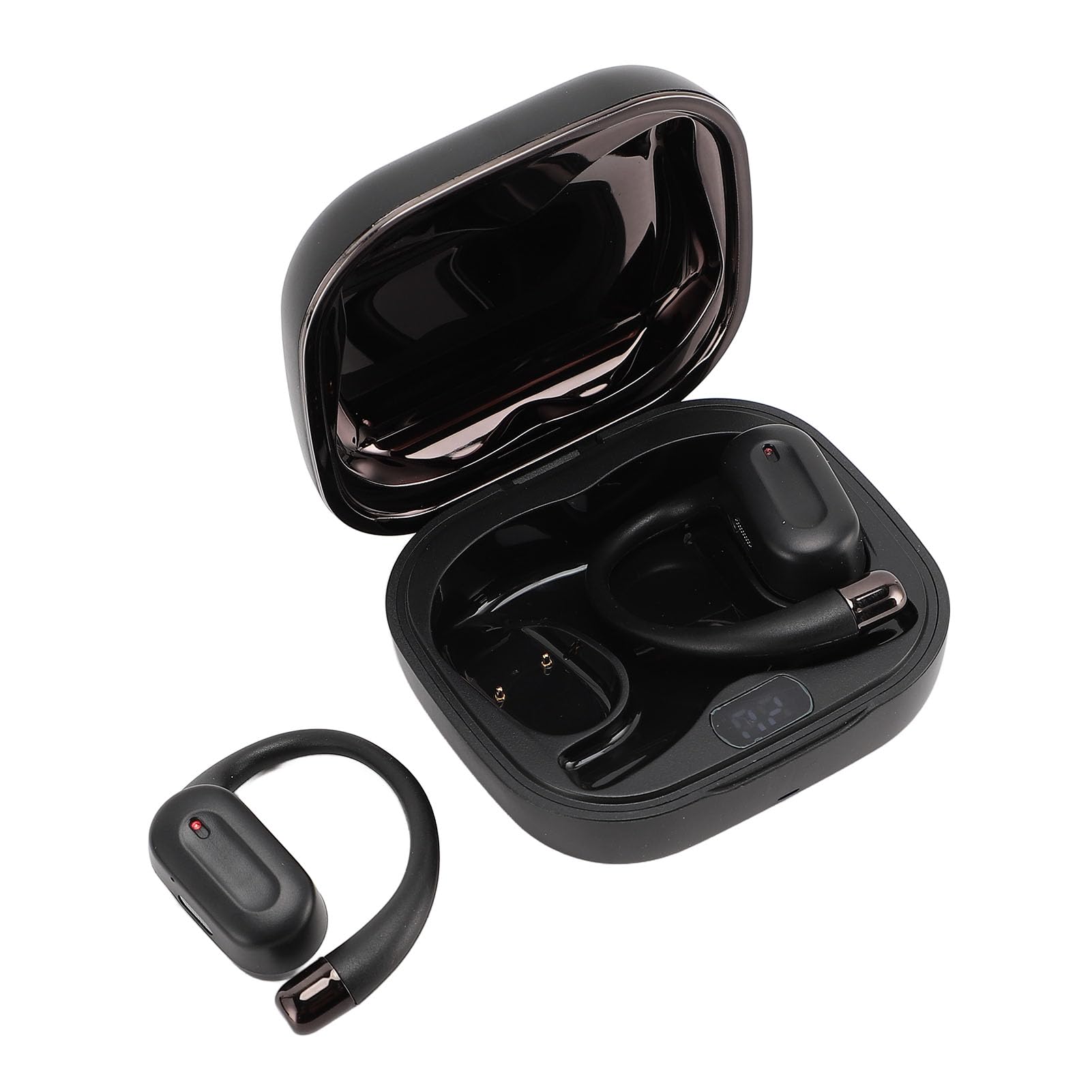 Auricolari Traduttore di Lingua 5.4 Cancellazione del Rumore Stereo Wireless Reale per Chiamate Musicali Sociali, Input di 133 Lingue e Traduzione APP per Viaggiatori