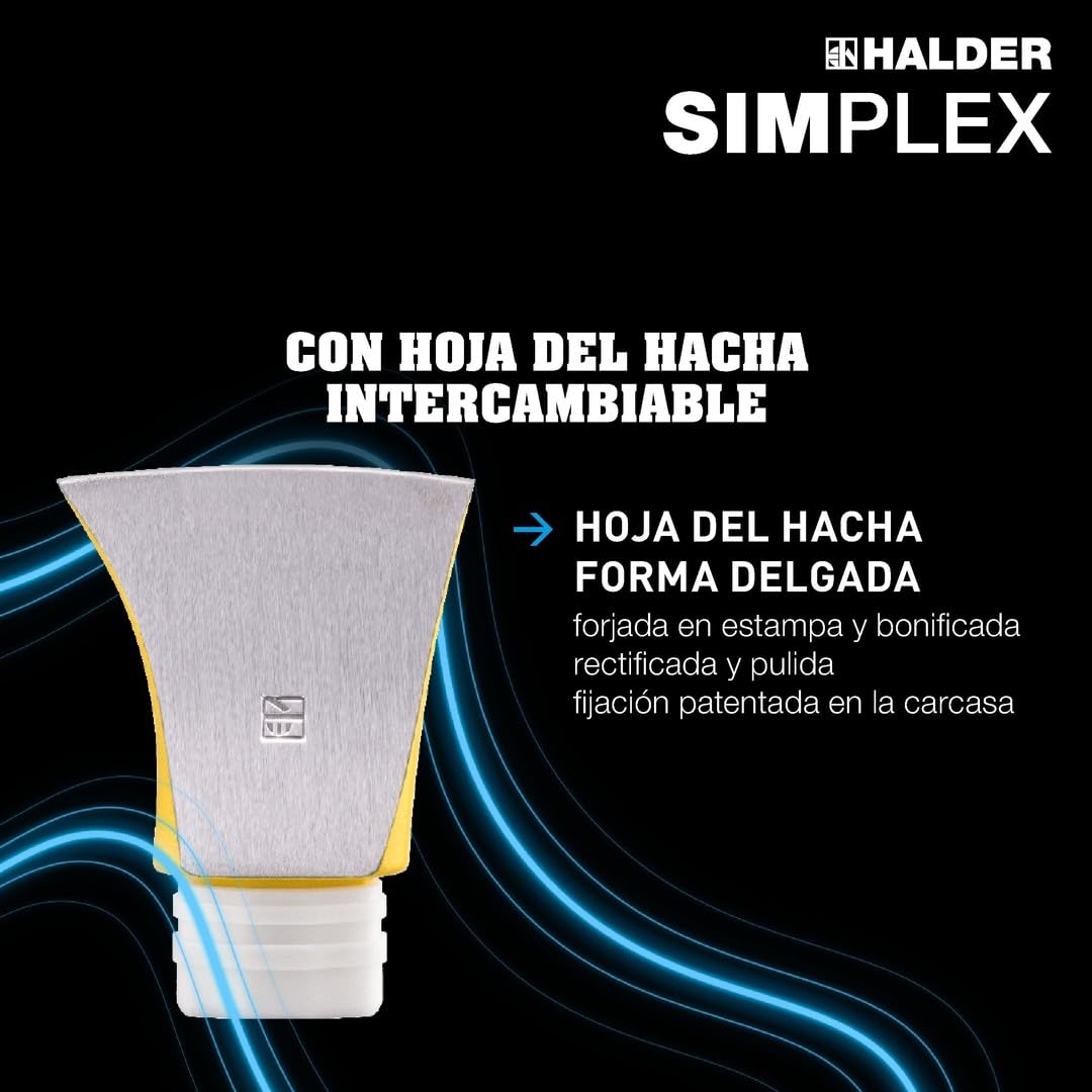 Halder Simplex - Mallo + hacha (100 x 765 mm)