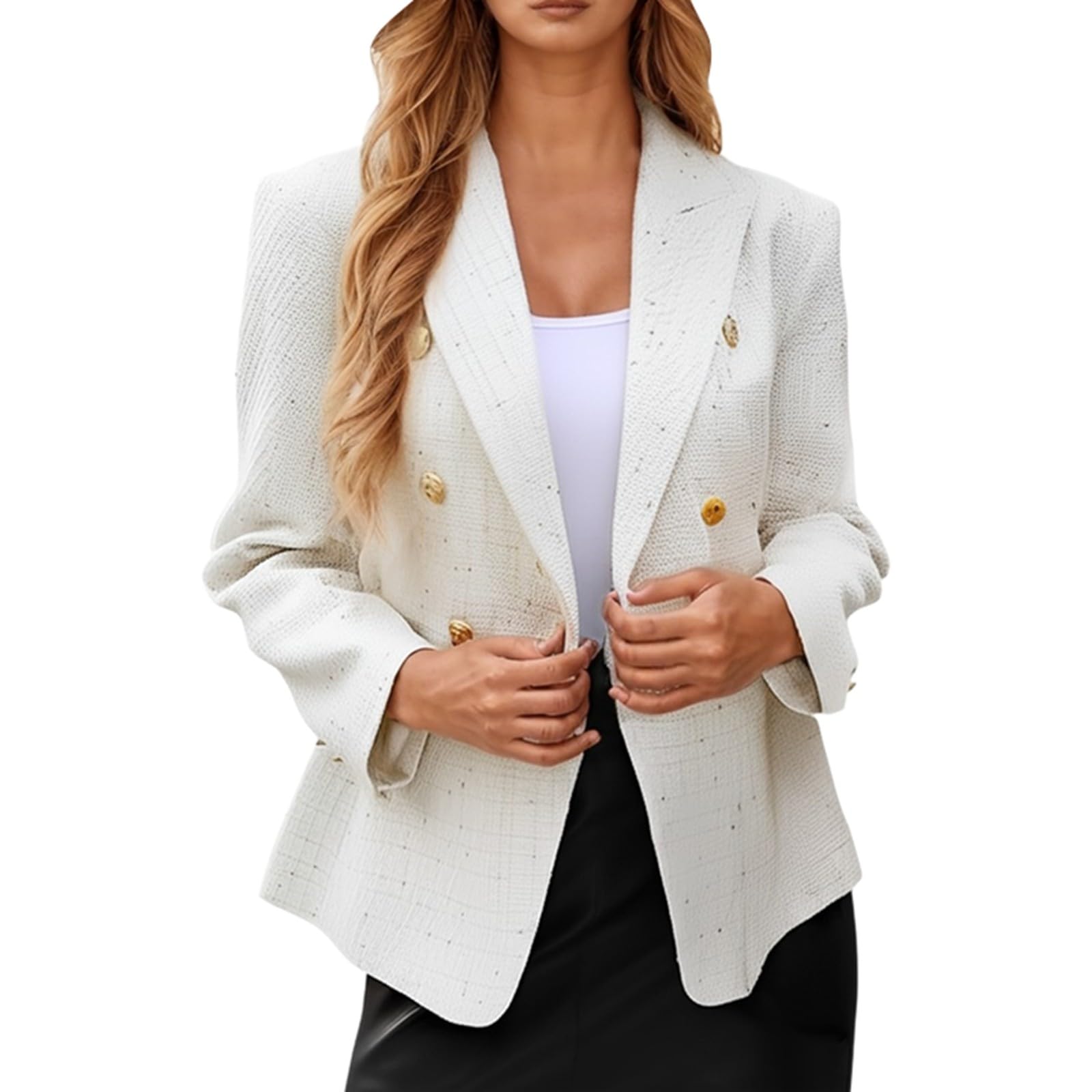 Veste Jean Femme Longue - Mariage Chic Et Elegant - Robe Blanche - Veste Saharienne Legere