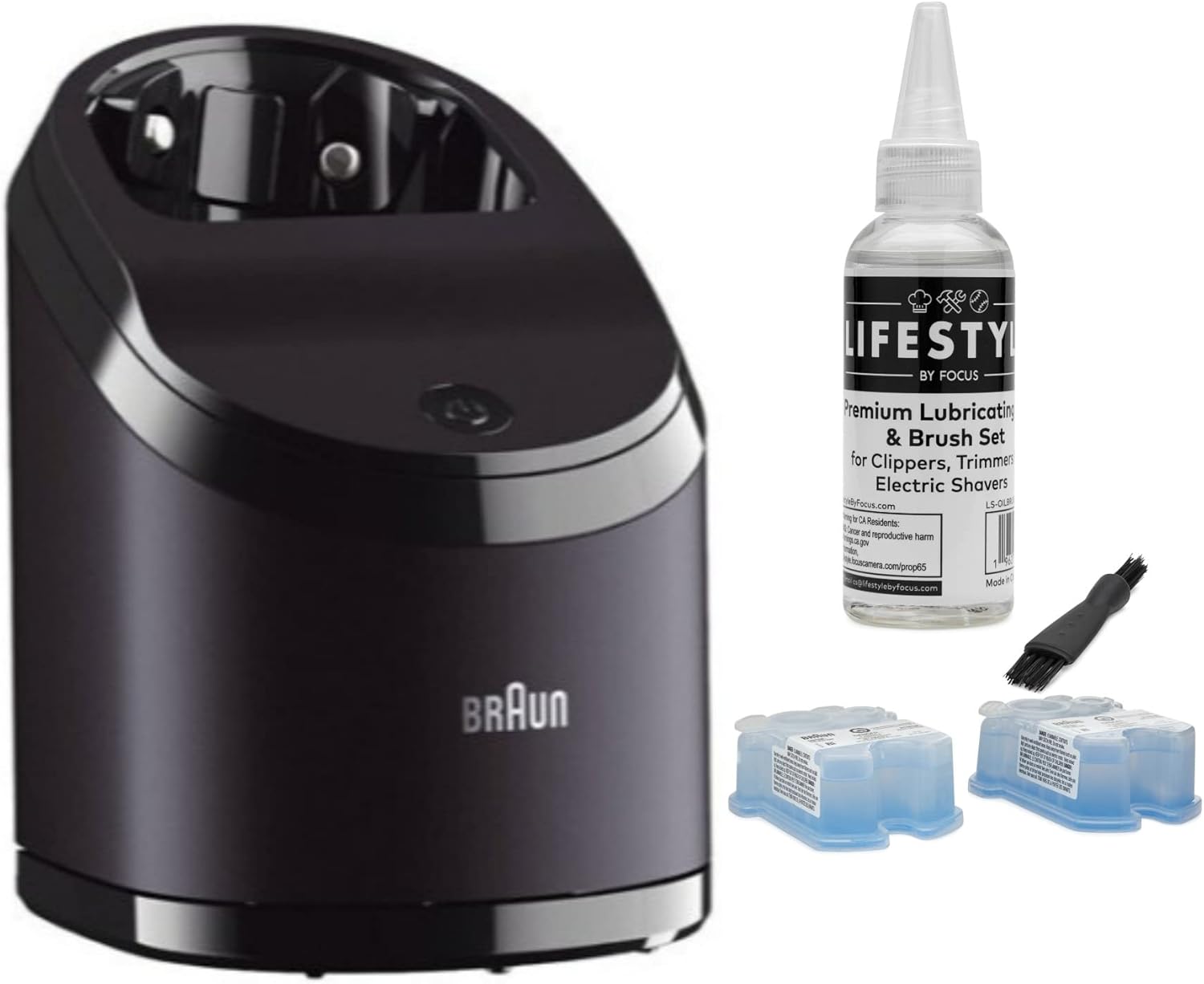 Braun Fast Cleaning and Blade Lubricating Clean and Charge