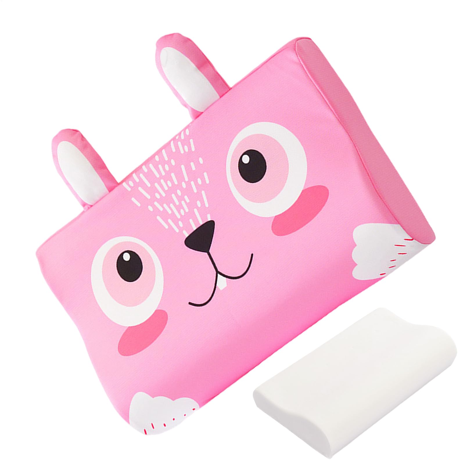 Coussin en mousse à mémoire de forme enfant 3-8 ans avec housse coton