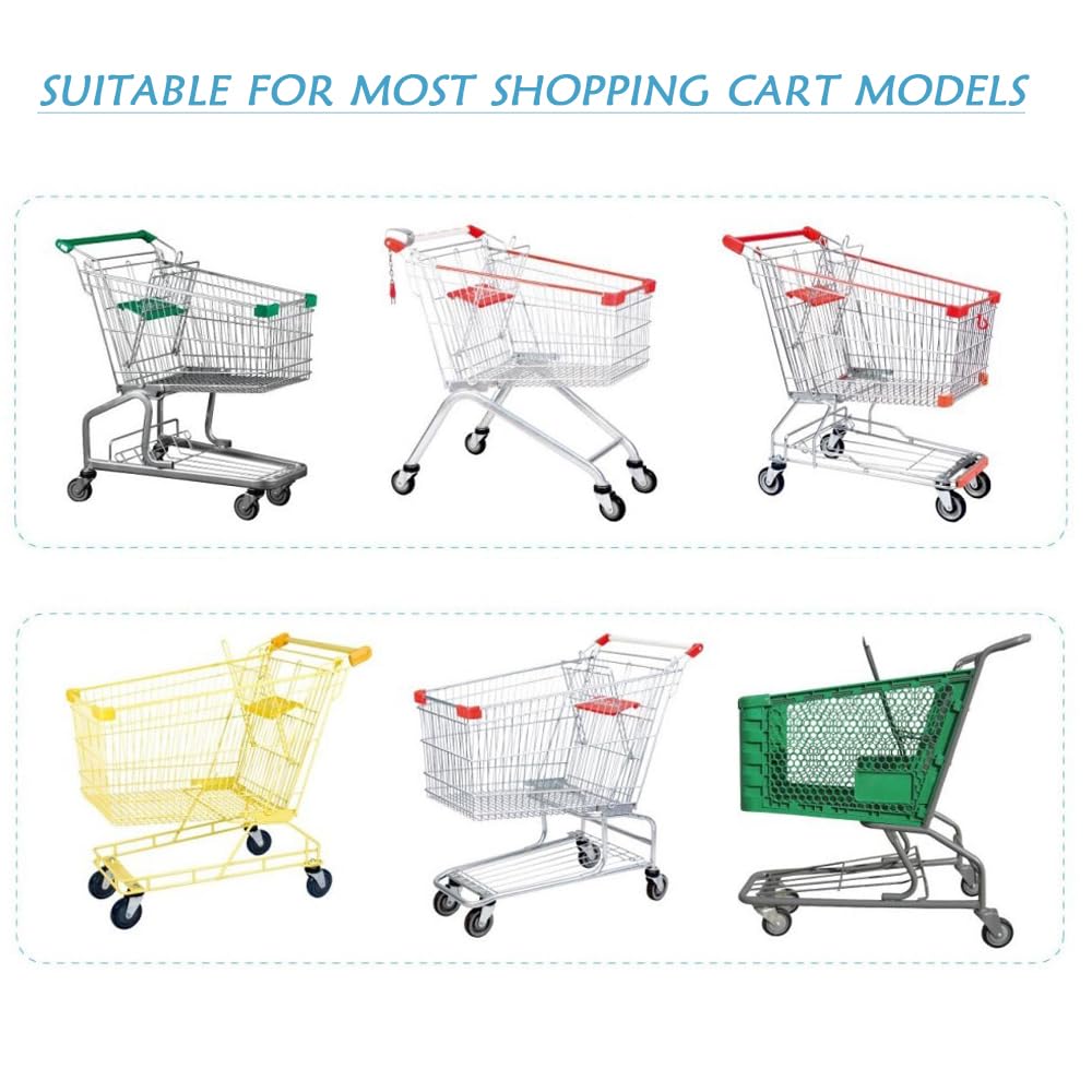 Lot De 6 Jetons Caddie En Acier Inoxydable – Avec Porte-clés Et Mousquetons – Détachable, Réutilisable – Alternative Aux Pièces - 7
