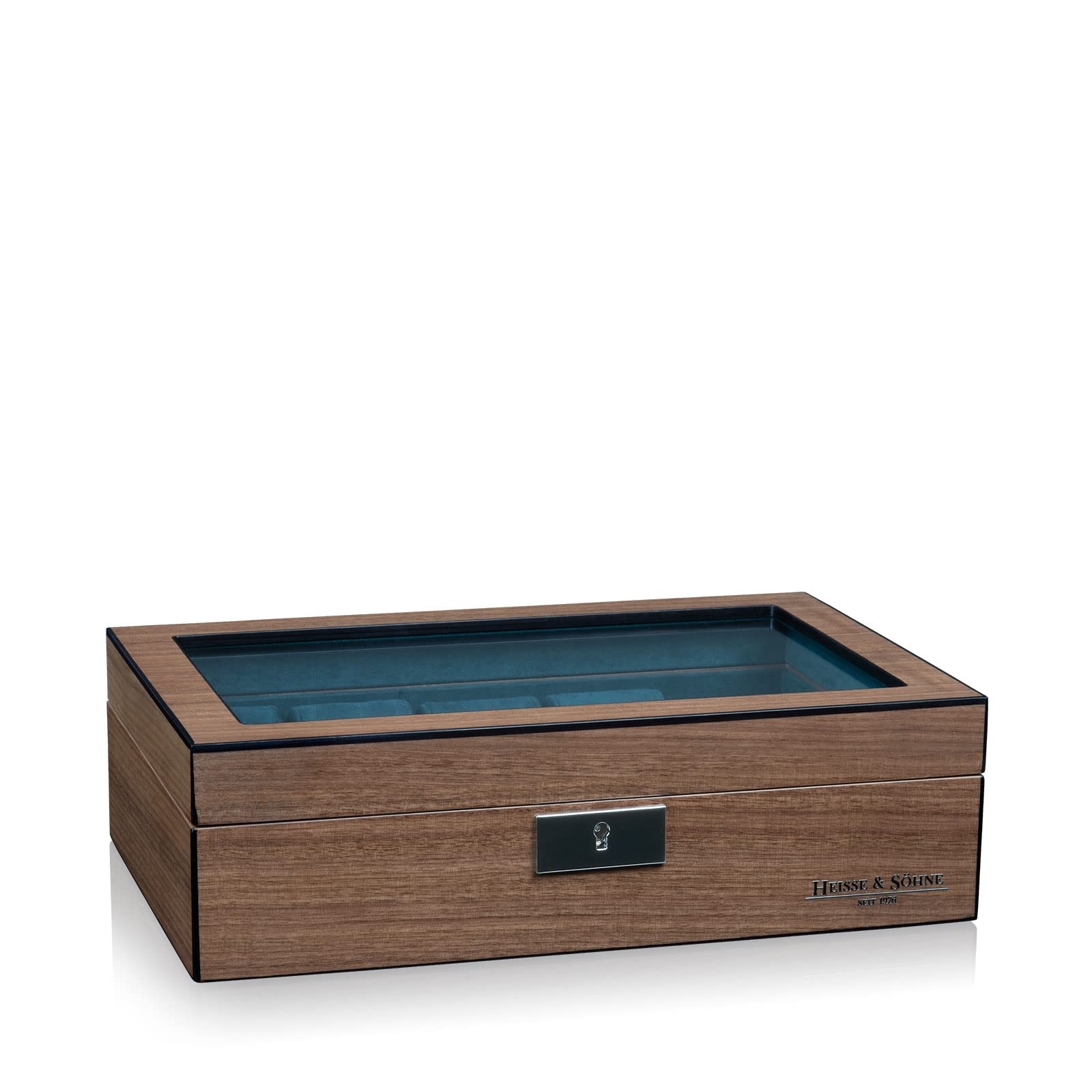 HEISSE & SÖHNE SEIT 1976® Uhrenbox Borneaux 8+ Wallnuss