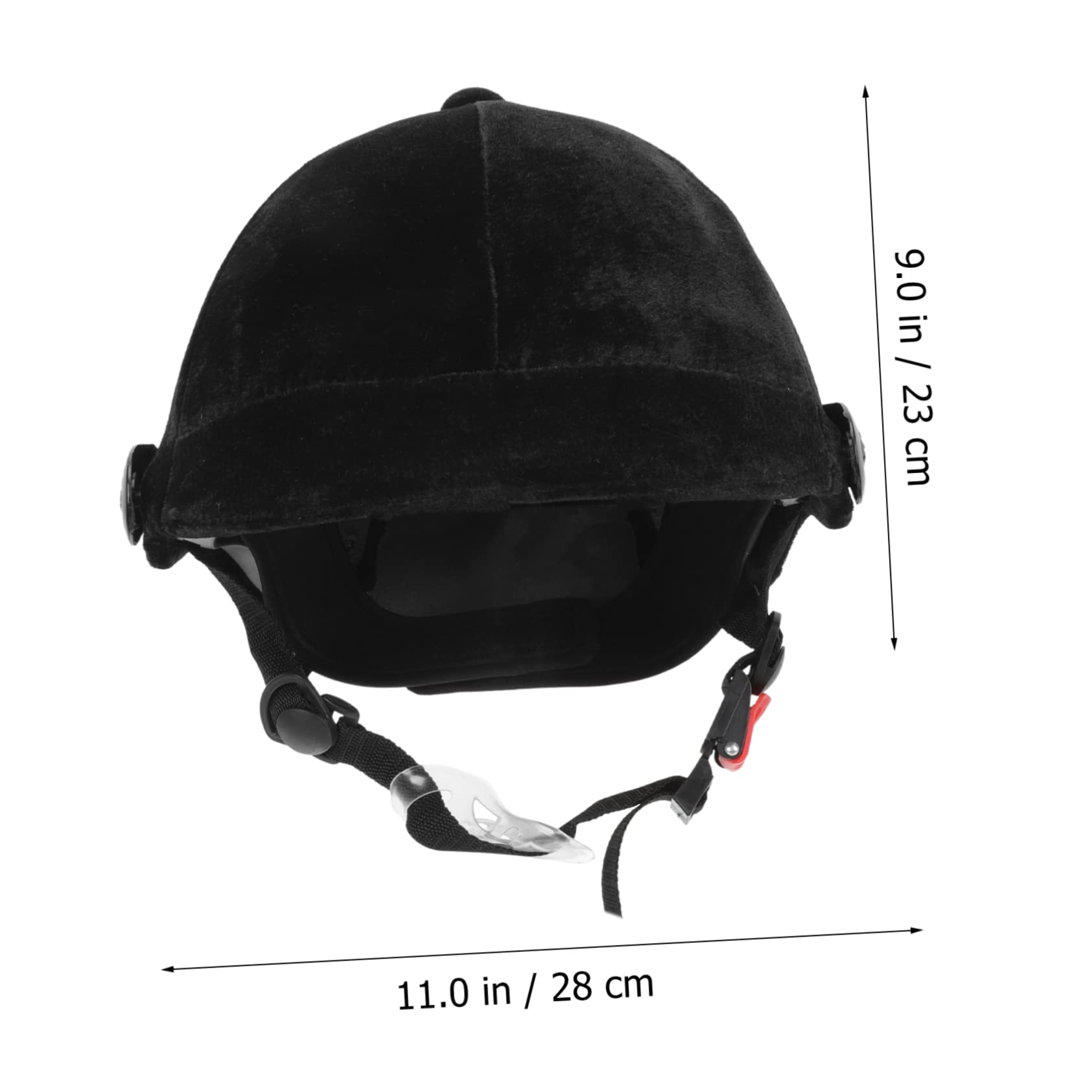 BESPORTBLE Horse Riding Helmet Children Equestrian Hat Toddler Equestrian Protective Helmet Kids Sports Helmet Protective Gear Polypropylene Guard Black Kids Equestrian Horse Riding Hat