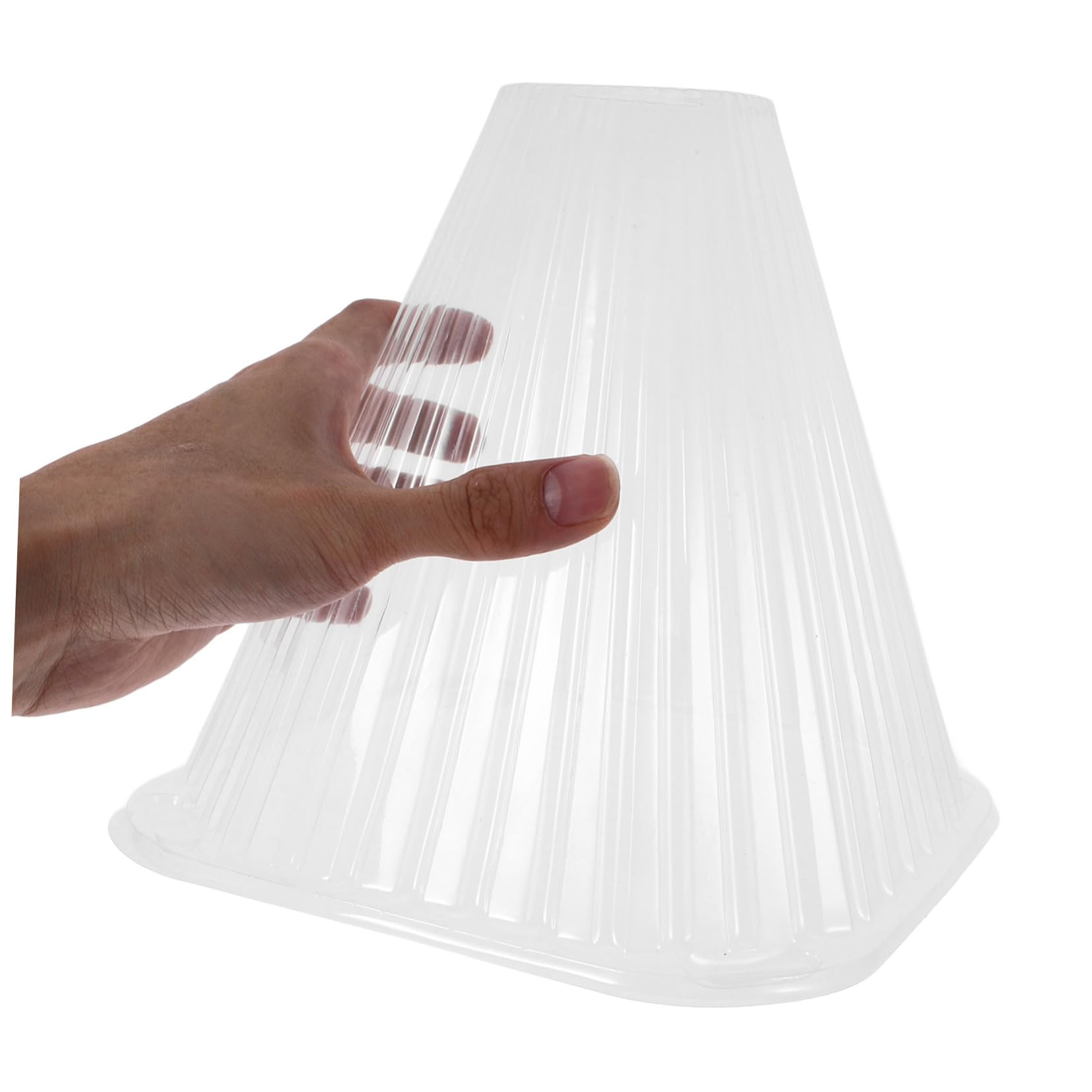 Happyyami Cloche Conique de Protection pour Plantes 10 Pièces en Pet