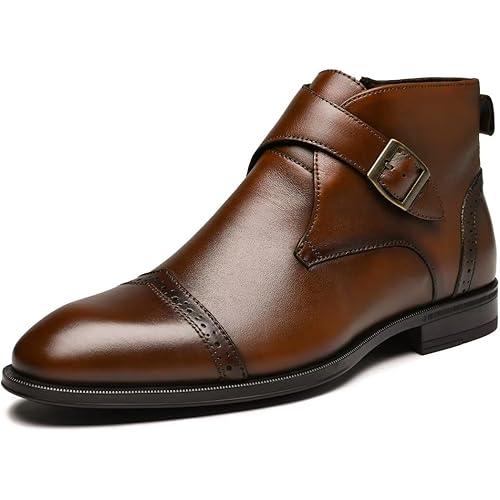 Men's Chukka Boots Genuine Leather Ankle Boot for Men Classic Casual Oxford Style Footwear