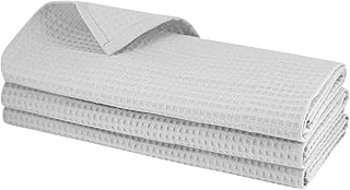 3 x ścierka do naczyń z bawełny piqué w kolorze srebrnym ścierka kuchenna ściereczka ścierka ścierka ścierka