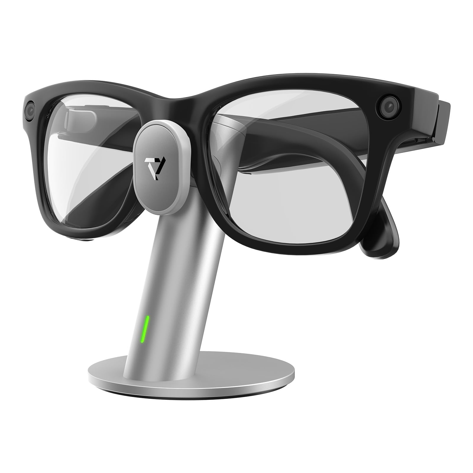 Carina S1 Charging Station Compatible with Ray-Ban Meta Smart Glasses, Silver-image-20
