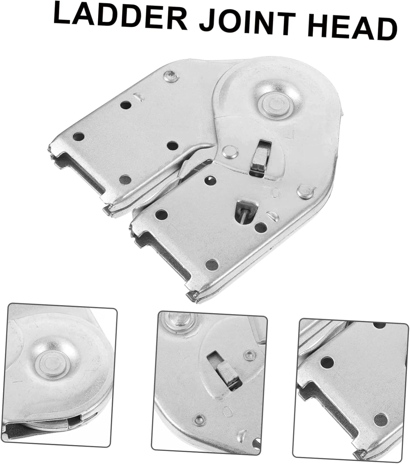 2 Pack Step Ladder Hinge Locking Folding Herringbone Aluminum Alloy Ladder Joints Head for Tie Rod