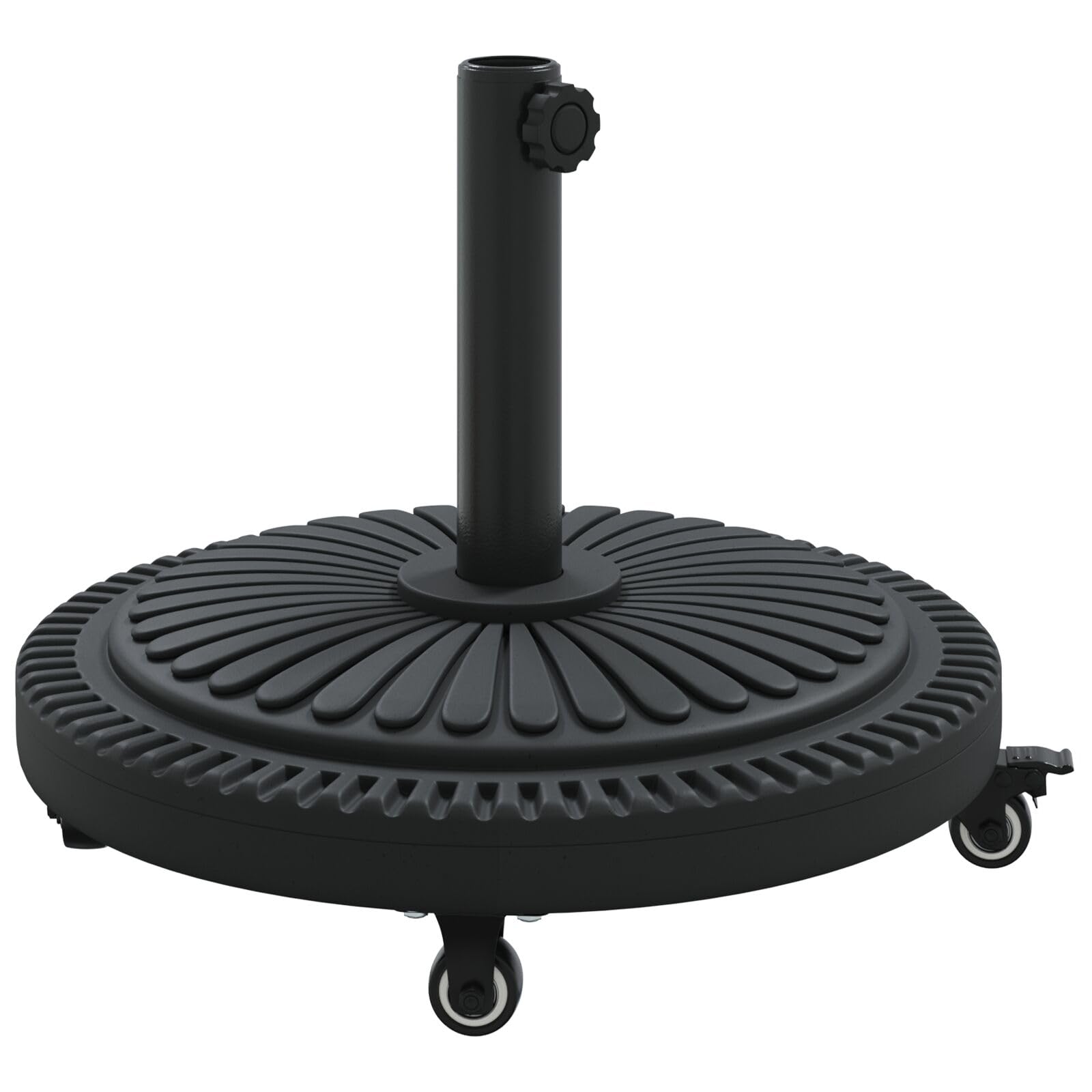 vidaXL Base de Parasol pour mâts Ø38 / 48 mm 12 kg Rond