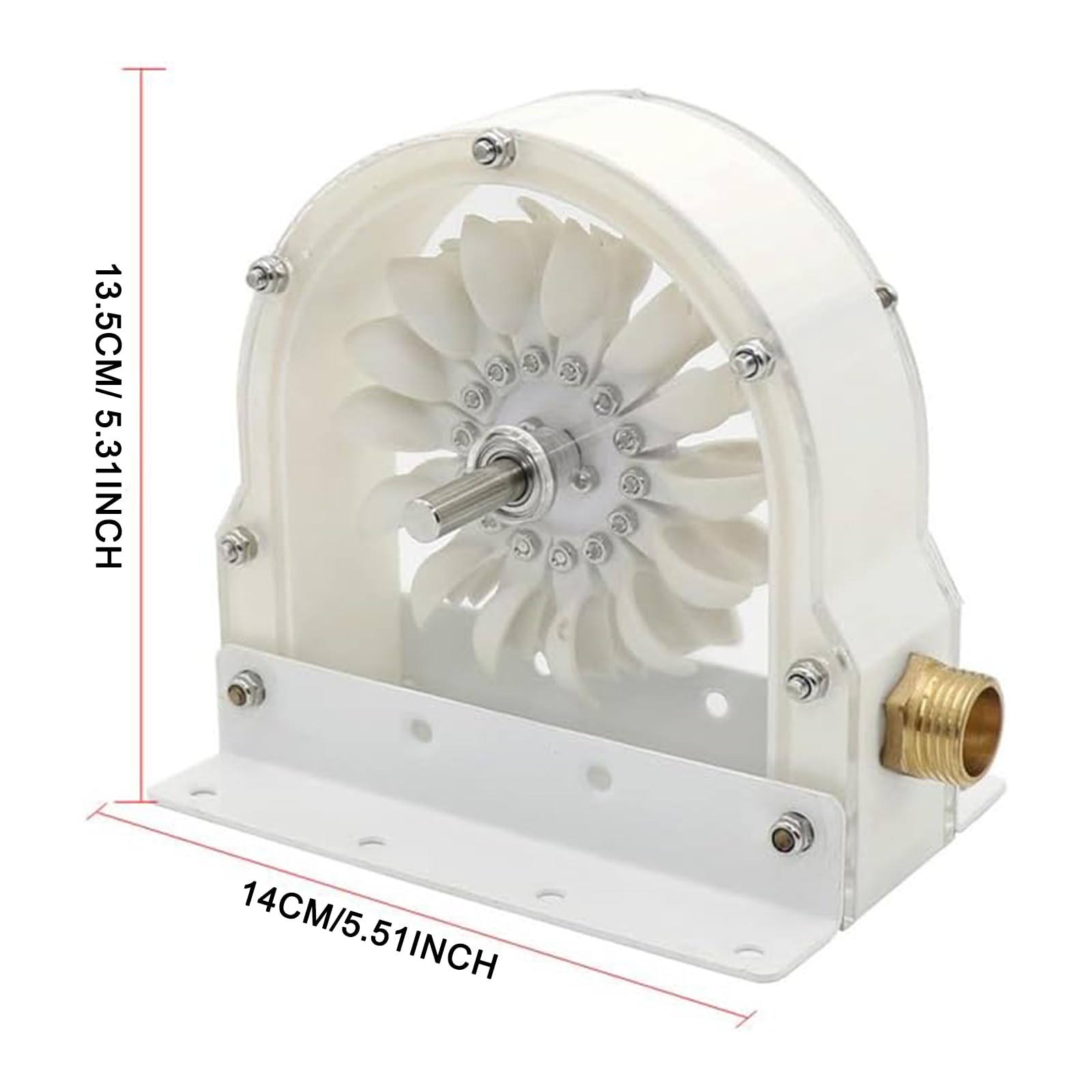 Wysokowydajna turbina Pelton, hydrauliczna prowadnica udarowa do majsterkowania, wielofunkcyjne koło wodne do generatorów, koło kubełkowe dla wydajnej energii wodnej
