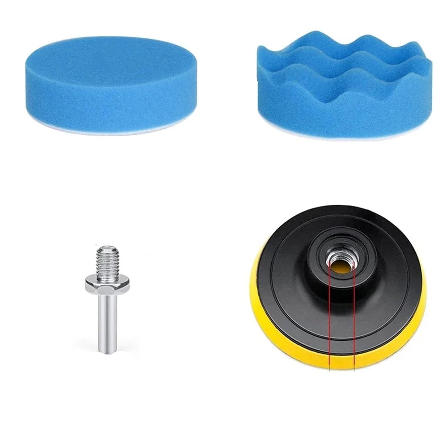 3inch Round Wet Sanding Sheet Sanding Discs Pad Dry Polishing Sandpaper(15PCS 800-2000)