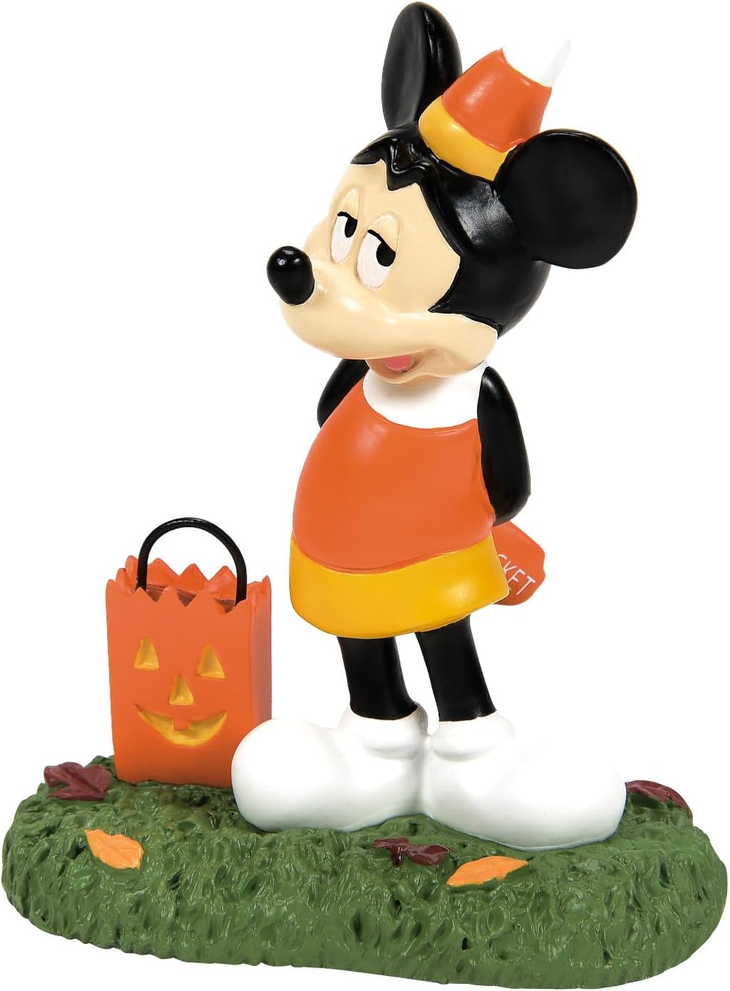 Department 56 Disney Village Halloween Accessories Mickey Mouse Buys a Ticket Figurine, 3 Inch, Multicolor