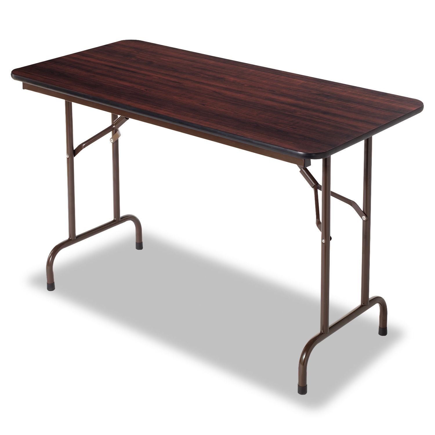 Alera Melamine Folding Table TABLE,FLDG,MELMNE48X24WAL.