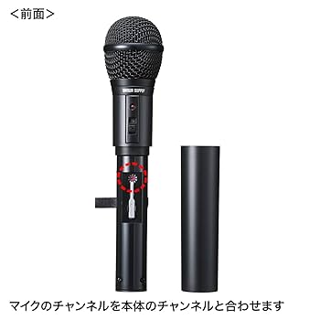 【動作良好】 サンワサプライ マイク付き拡声器スピーカー MM-SPAMP MM-SPAMP7 ワイヤレスマイク付き拡声器スピーカー