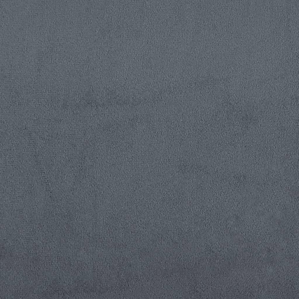 Generico Sedie da Pranzo 2 pz Grigio Scuro in Velluto,Mobili,Sedie,Sedie per Cucina e Sala da Pranzo,Grigio,14.8 kg,4101310