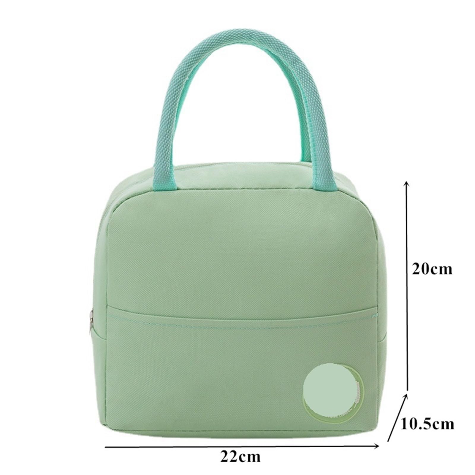 Torba piknikowa, 2 szt. aluminiowa folia izolacyjna lodówka torba chłodząca przenośna praca jedzenie piknik świeże termiczne pudełko torby bento(Pink)