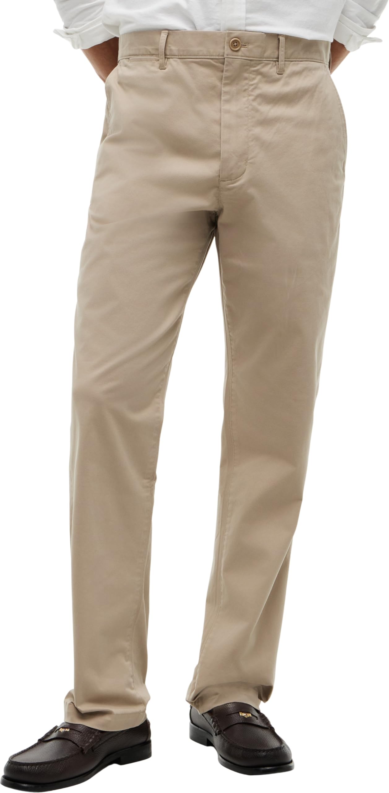 Tommy Hilfiger Men Mercer Essential Twill MW0MW40263 Chino, Beige, 33W / 34L