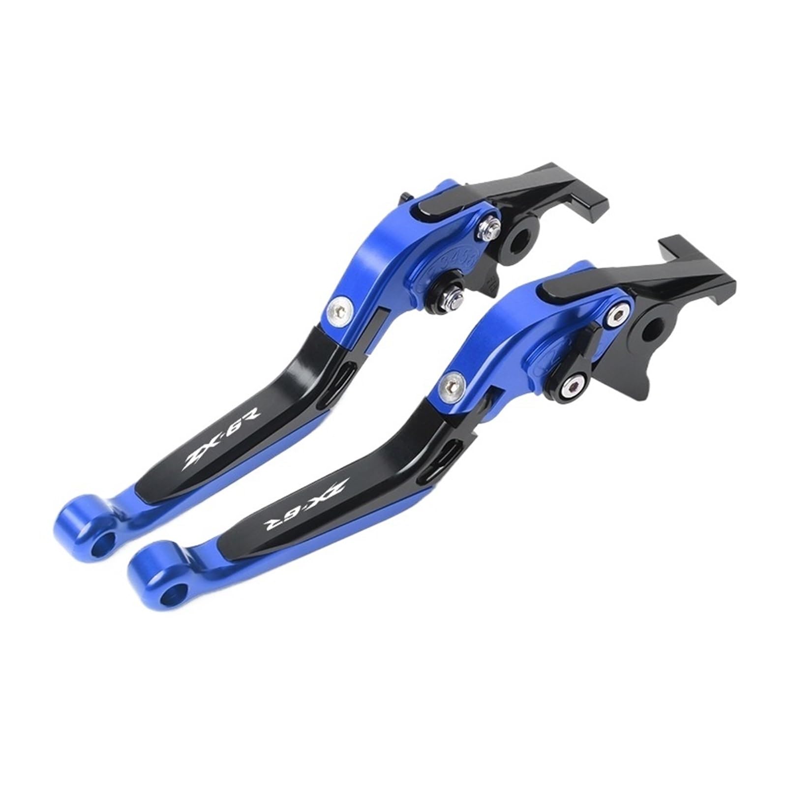 Wkdyriwo Blue Motorcycle Folding Adjustable Brake Clutch Levers Handlebar For Ka&Wasaki Zx6r Zx-6R 2019-2023 Brake Clutch Lever Motorcycle Brake Clutch Levers