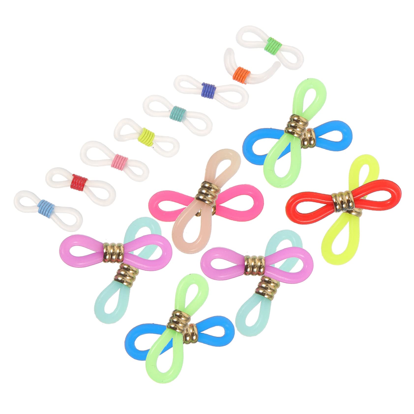 Healeved Terminali Antiscivolo Per Occhiali Silicone Connettori Regolabili Per Catenelle Occhiali Accessori Pratici E Chic Per Compatibile Con Maggior