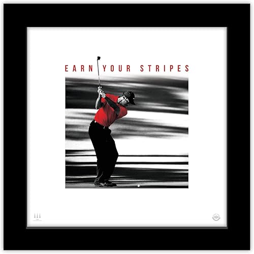 Trends International Gallery Pops Michael Jordan - Póster de pared pop de color de seis campeonatos, 12 x 12 pulgadas, versión de marco negro