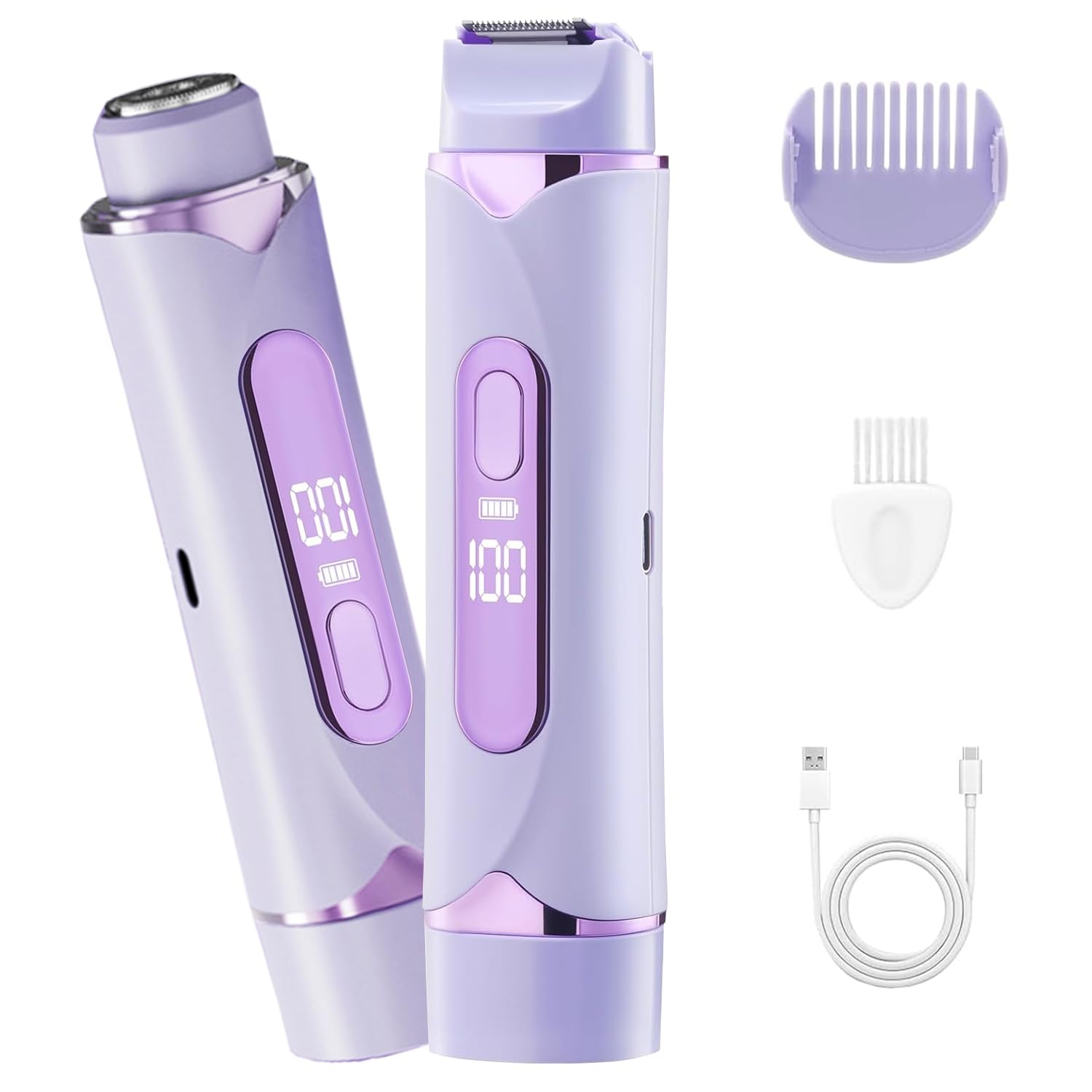 Afeitadora Eléctrica para Mujer, 2026 Rasuradora Mujer Zona Intima, Profesional Afeitadora Mujer, Indoloro Maquina Depilar Mujer, Recargable Rasuradora Mujer, Impermeable IPX7, para pierna, axila (M5) — view 12