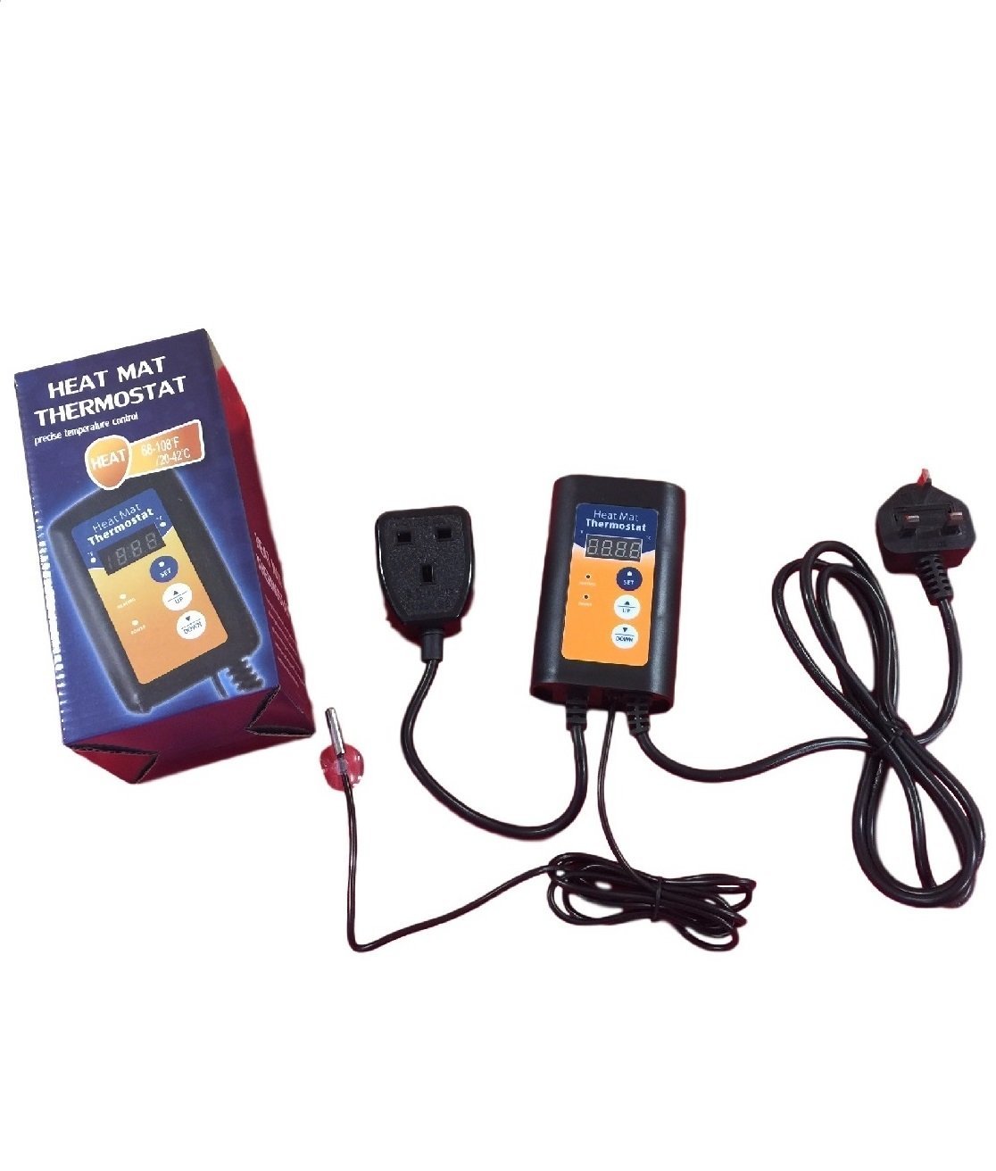 Petnap Thermostat Externe pour Animal Domestique, semis, Chauffage pour Plantes, contrôleur de Serre
