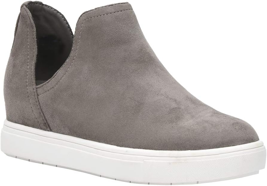 CUSHIONAIRE Women's Hero Hidden Wedge Sneaker +Wide Width Available 11 Grey